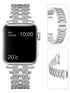 42/44/45mm Alloy jewelry watch band inlaid with diamonds for i-Watch SE/7/6/5/4/3/2/1