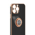 iPhone 12 Pro Max (6.7") Fashion Ring Magnetic GPS car mount Phone Holder Case