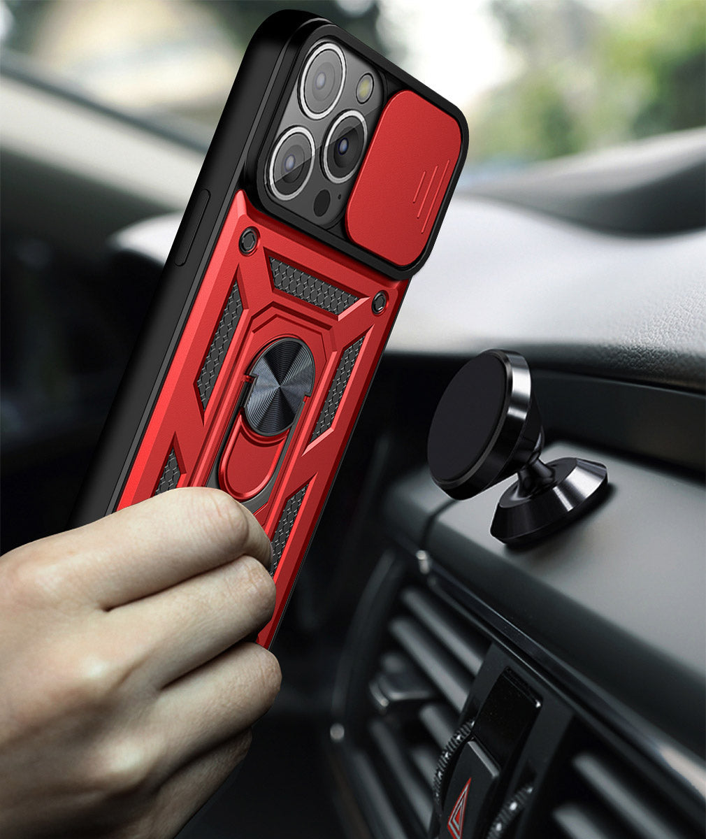 iPhone 13 Pro Sliding window with kickstand Phone Case