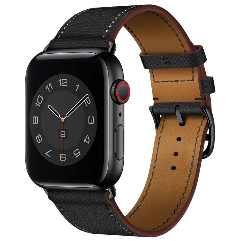 42/44/45/49 mm Color series leather strap suitable for Apple watch8/Ultra