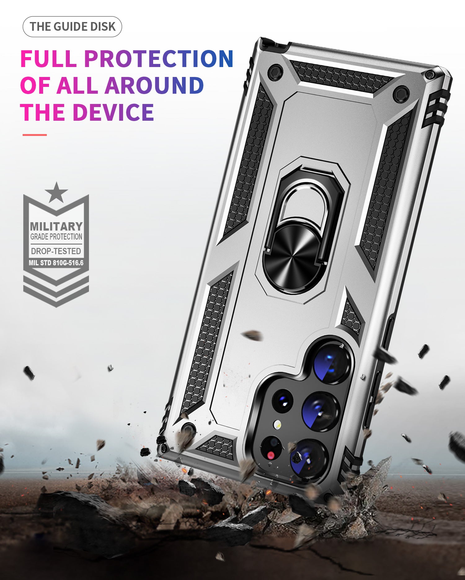 Samsung Galaxy S23  Ultra Case Ring Magnetic GPS car mount Phone Holder case