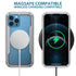 HLC Case for iPhone 13 Pro Max Full Body Bumper Case with Clear Back Panel Protector