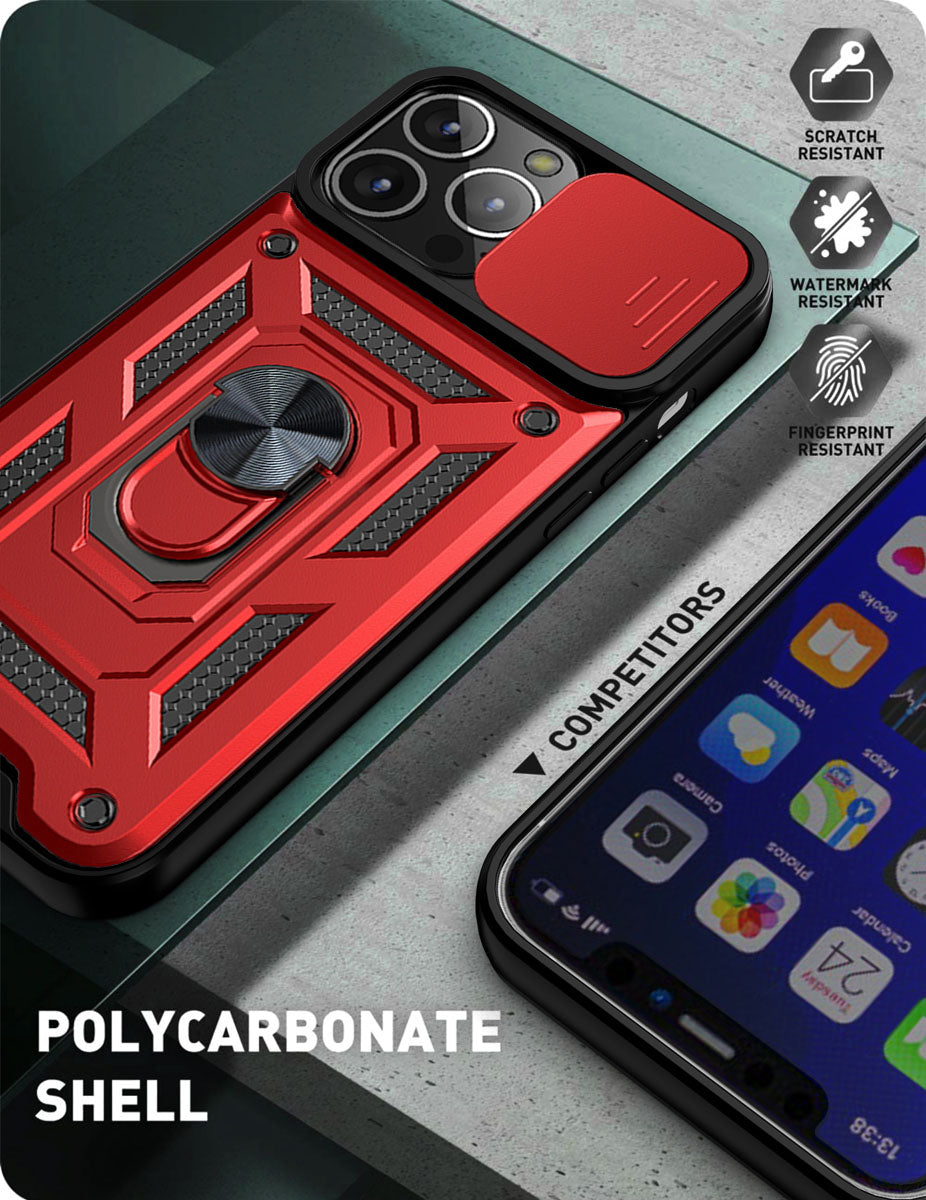 iPhone 13 Pro Sliding window with kickstand Phone Case