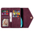 iPhone 12 Mini (5.4") 2 IN 1 Leather Wallet Case with 7 Credit Card Slots