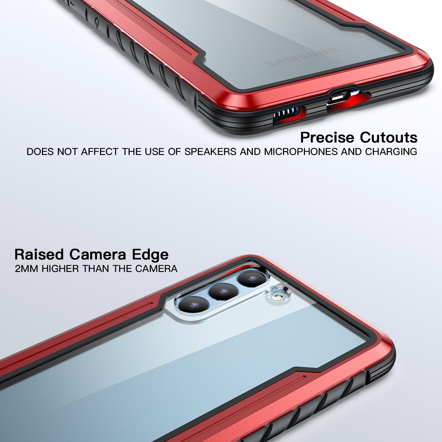Samsung Galaxy S23 Color bumper full body heavy protection design case