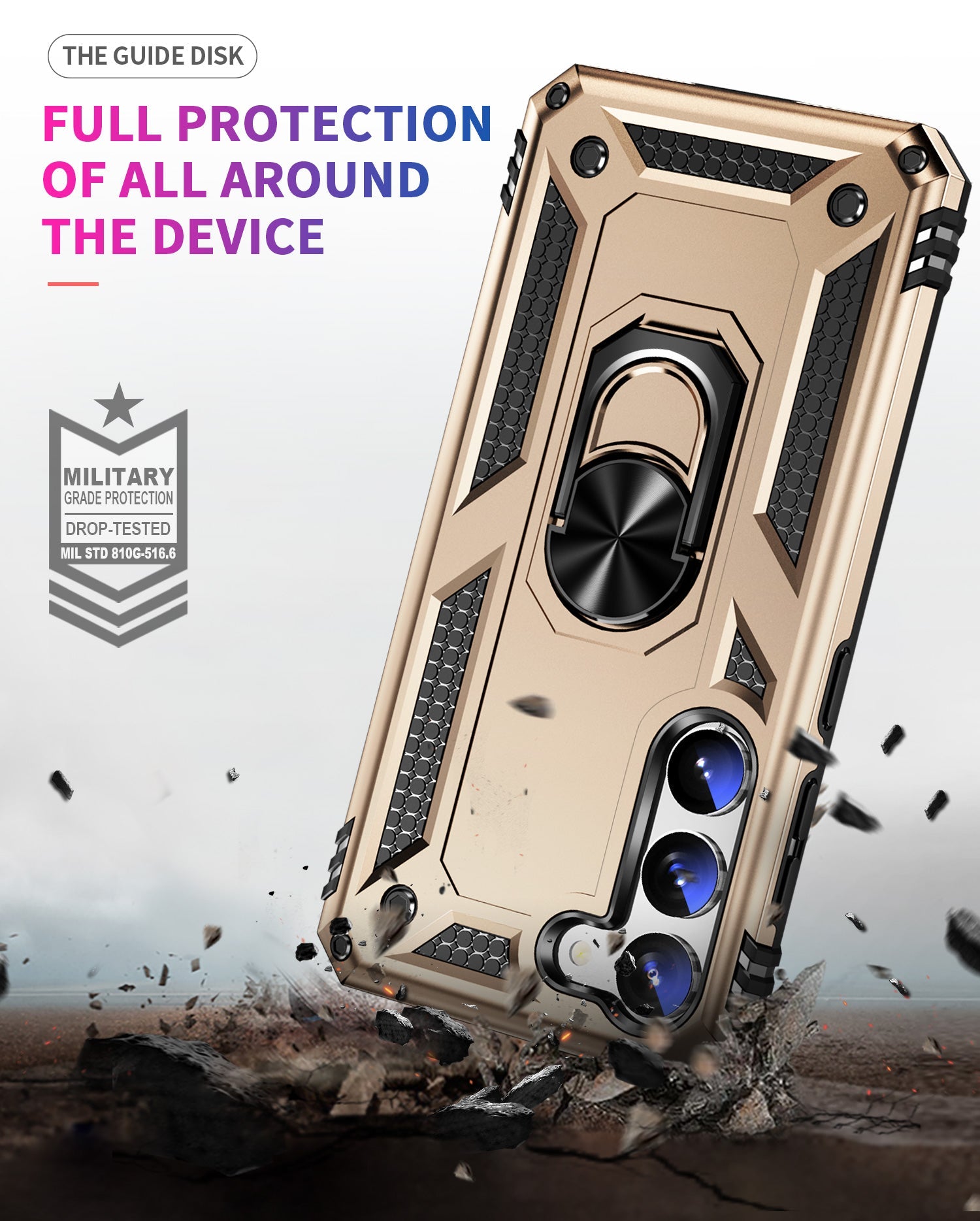 Samsung Galaxy S23 Case Ring Magnetic GPS car mount Phone Holder case