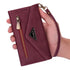 iPhone 12 Mini (5.4") 2 IN 1 Leather Wallet Case with 7 Credit Card Slots