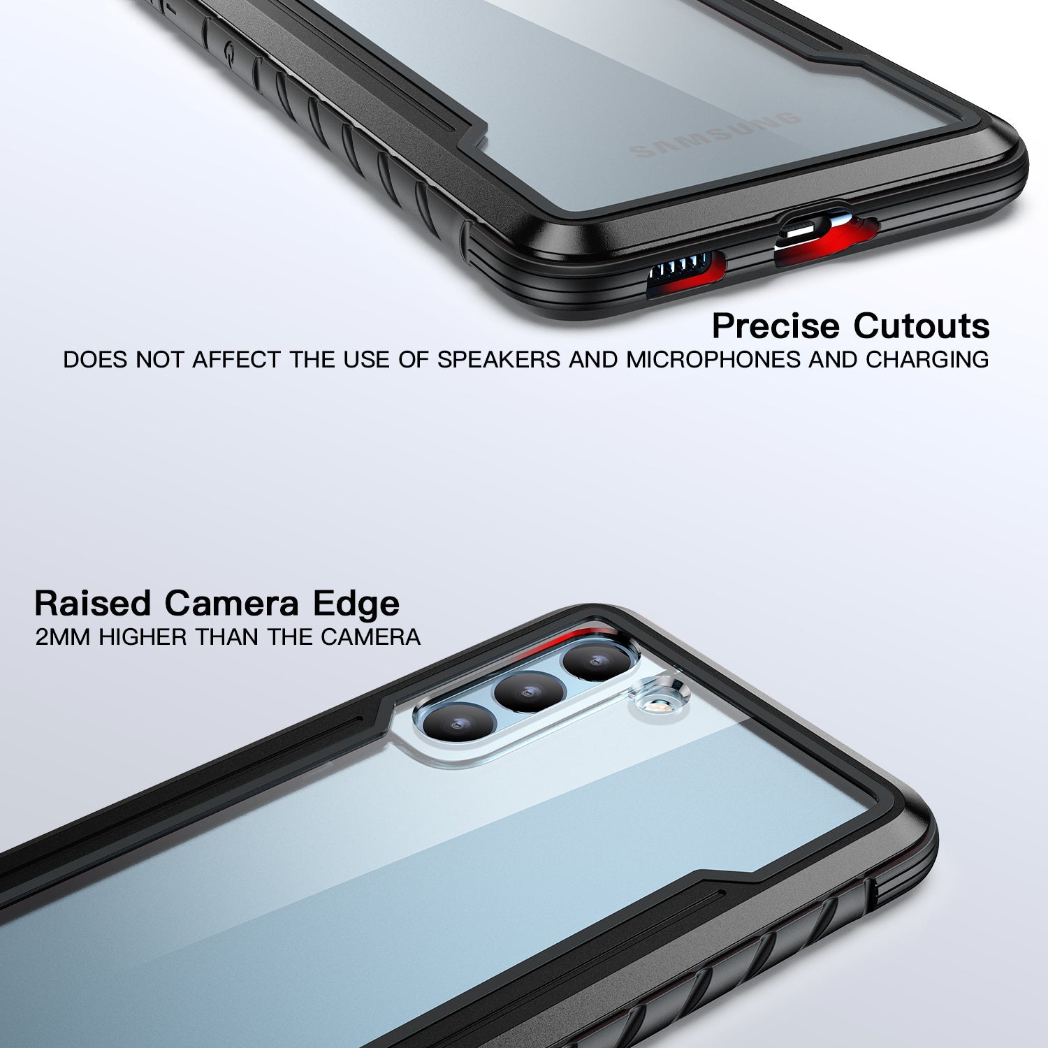Samsung Galaxy S23 Plus Color bumper full body heavy protection design case