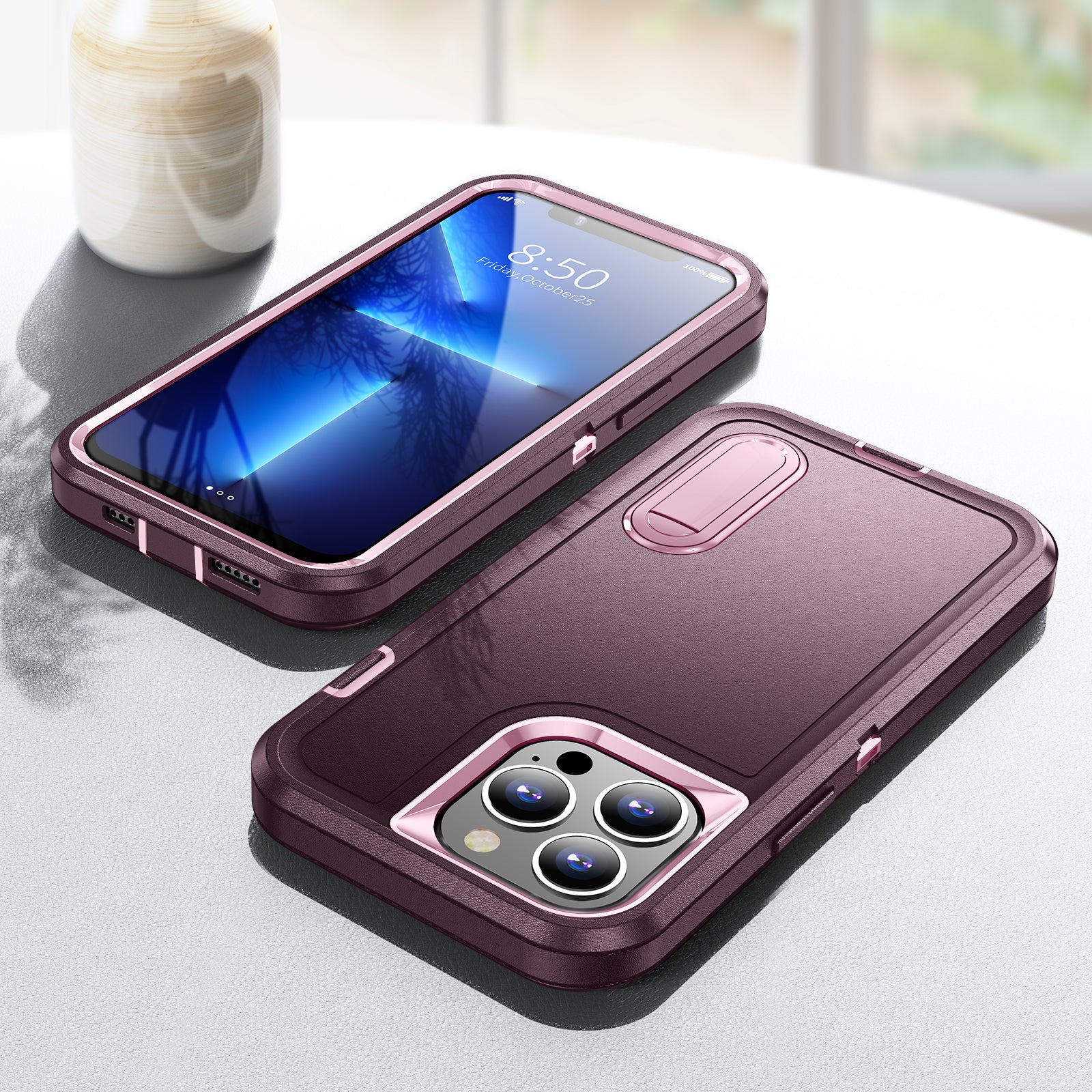 iPhone 13ProMax Kickstand anti-dropProtection Case