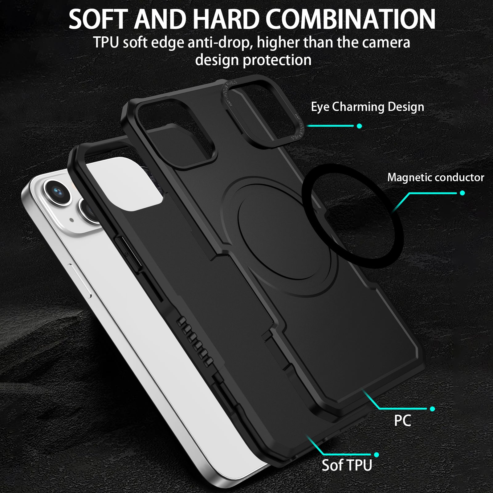 iPhone 14/13 magsafe Fall prevention Case