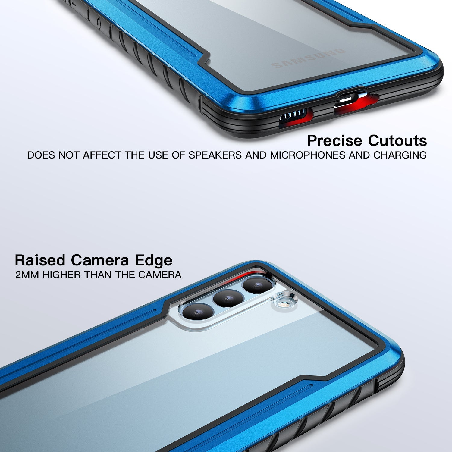 Samsung Galaxy S23 Color bumper full body heavy protection design case