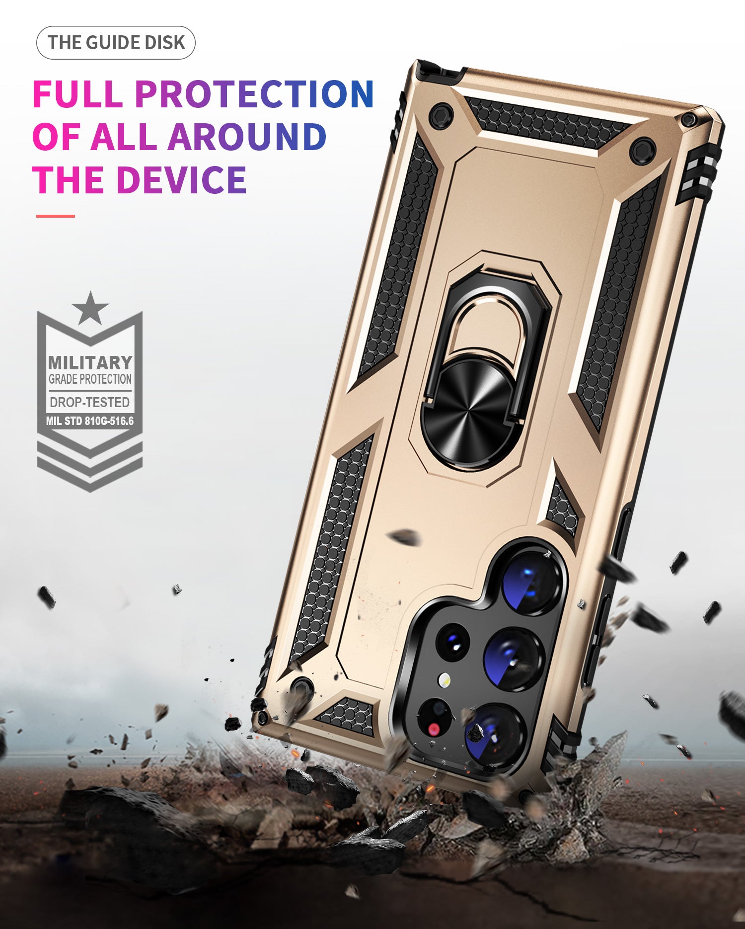 Samsung Galaxy S23  Ultra Case Ring Magnetic GPS car mount Phone Holder case