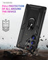 Samsung Galaxy S23  Ultra Case Ring Magnetic GPS car mount Phone Holder case
