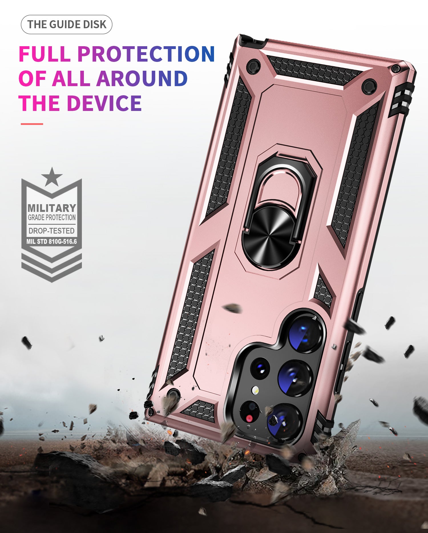 Samsung Galaxy S23  Ultra Case Ring Magnetic GPS car mount Phone Holder case
