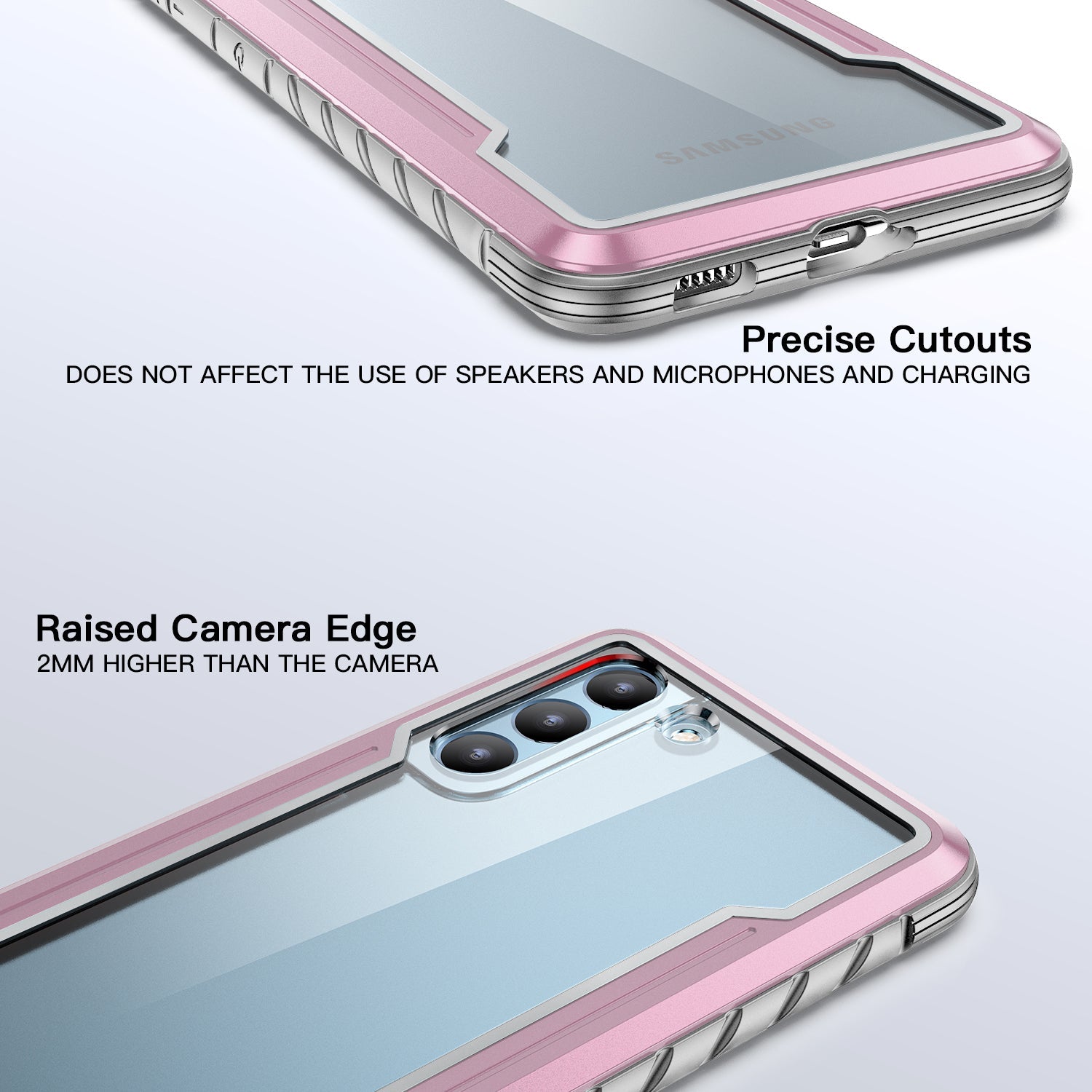 Samsung Galaxy S23 Color bumper full body heavy protection design case