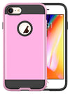 Hybrid Hard Plastic Case for Apple iPhone 6/6s - Pink