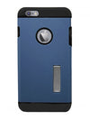 Solid Rubber Case With Metal Accent For IPhone 6 Plus (5.5inch) - Dark Blue