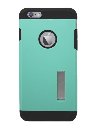Solid Rubber Case With Metal Accent For IPhone 6 Plus (5.5inch)