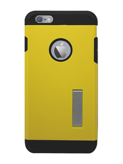 Solid Rubber Case With Metal Accent For IPhone 6 Plus (5.5inch)