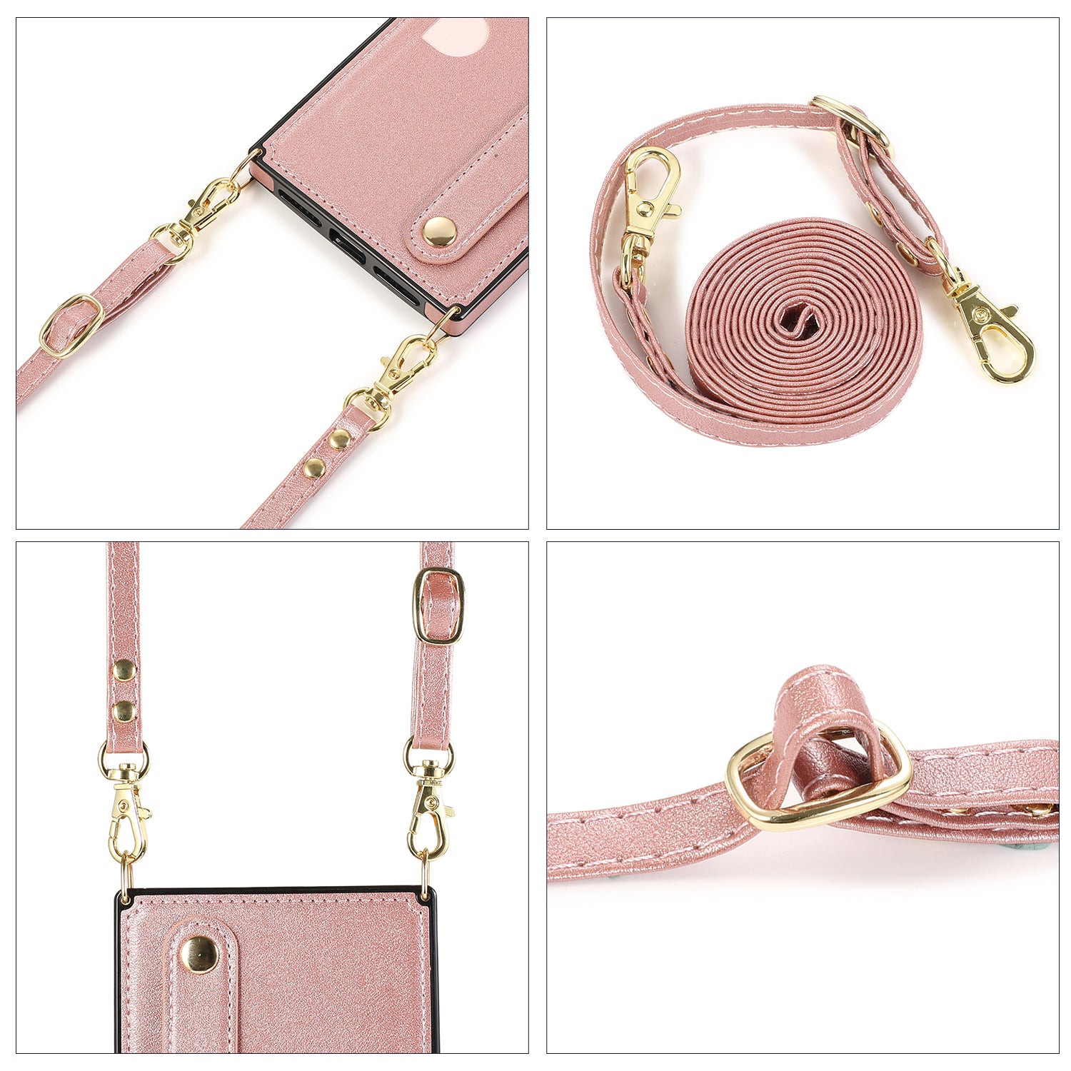Fashion Leather Case with 1 Credit Card Slots for iPhone 13(6.1")