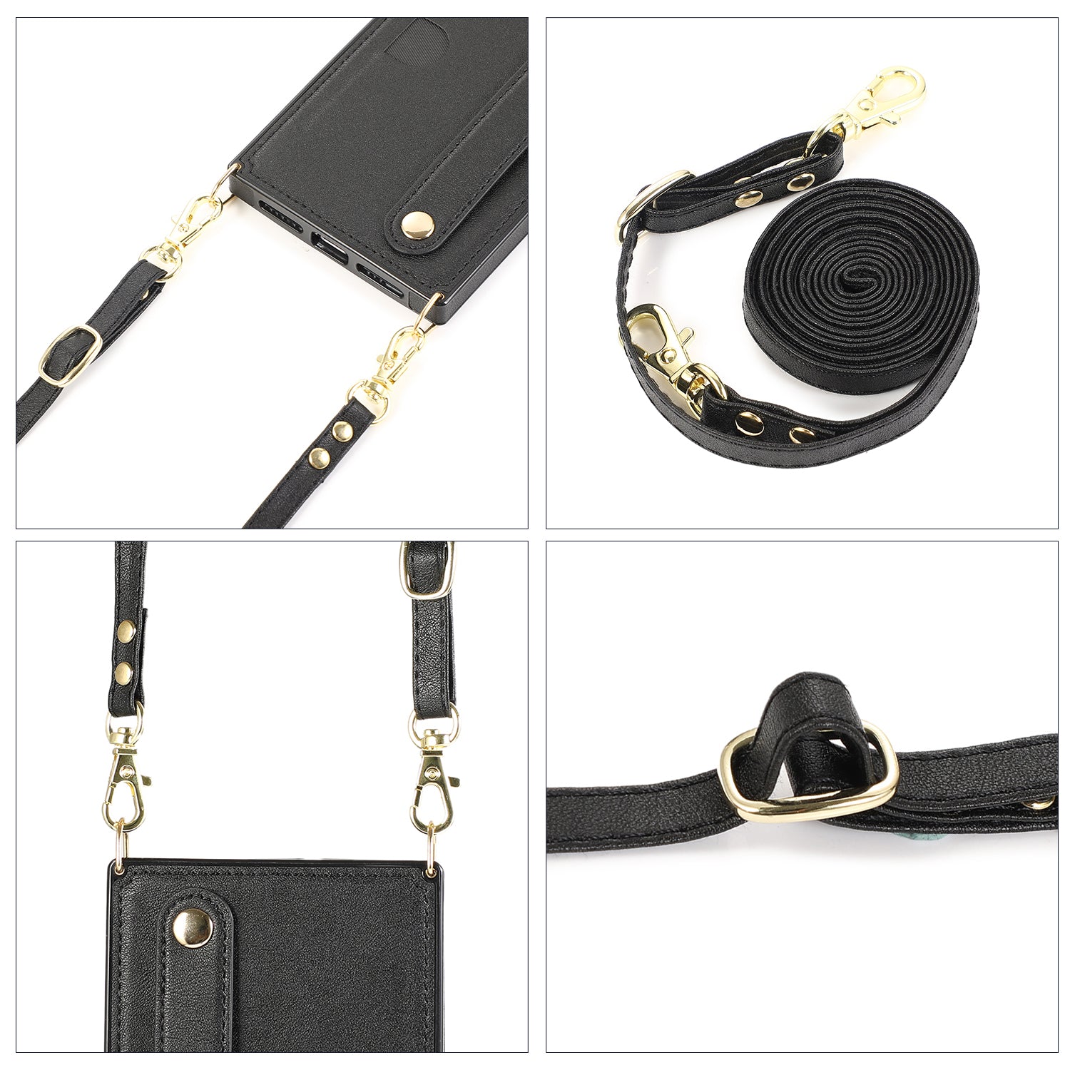 Fashion Leather Case with 1 Credit Card Slots for iPhone 13 min(5.4")