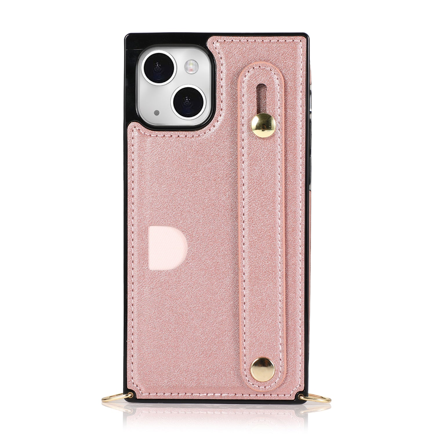 Fashion Leather Case with 1 Credit Card Slots for iPhone 13 min(5.4")