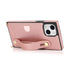 Fashion Leather Case with 1 Credit Card Slots for iPhone 13 min(5.4")