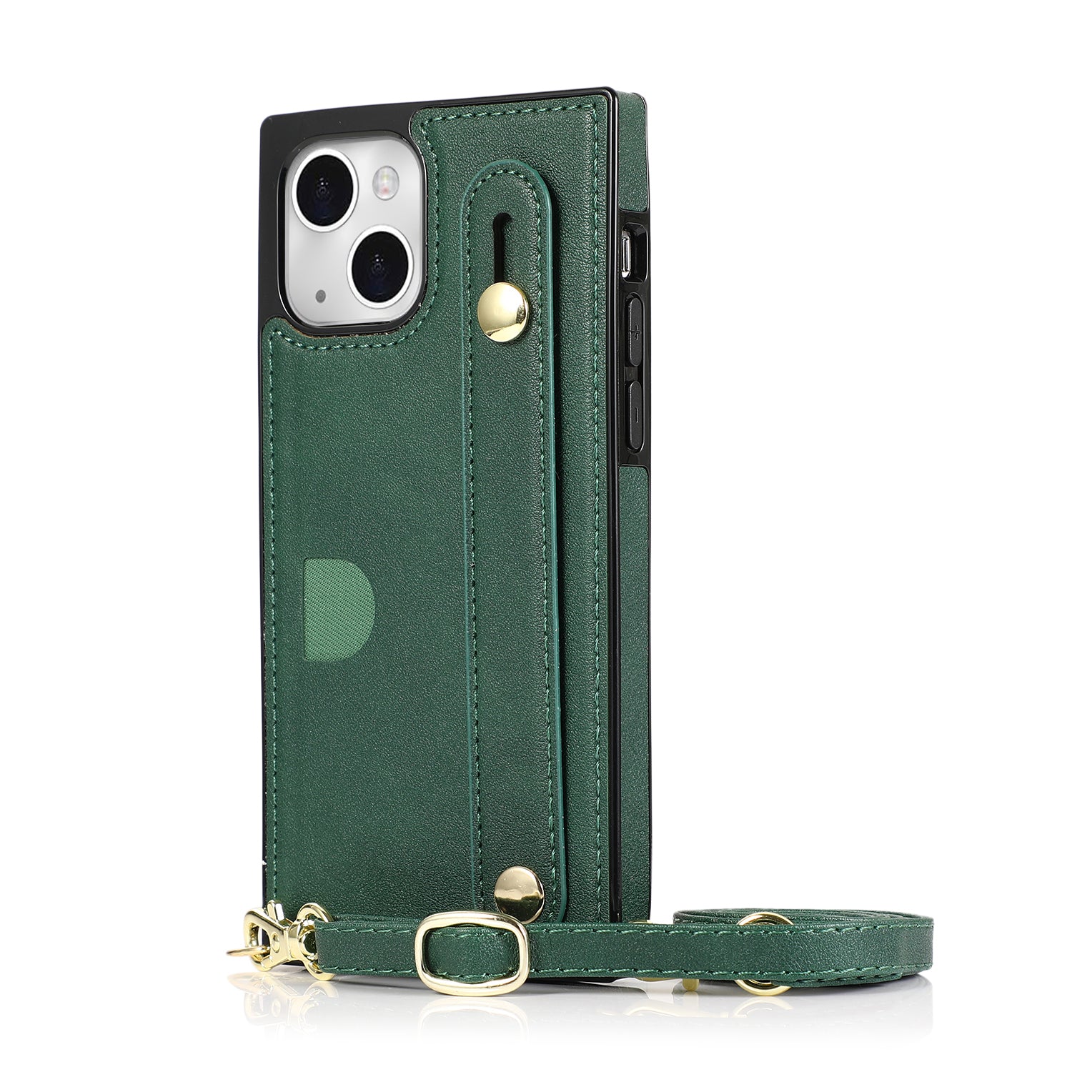 Fashion Leather Case with 1 Credit Card Slots for iPhone 13 min(5.4")