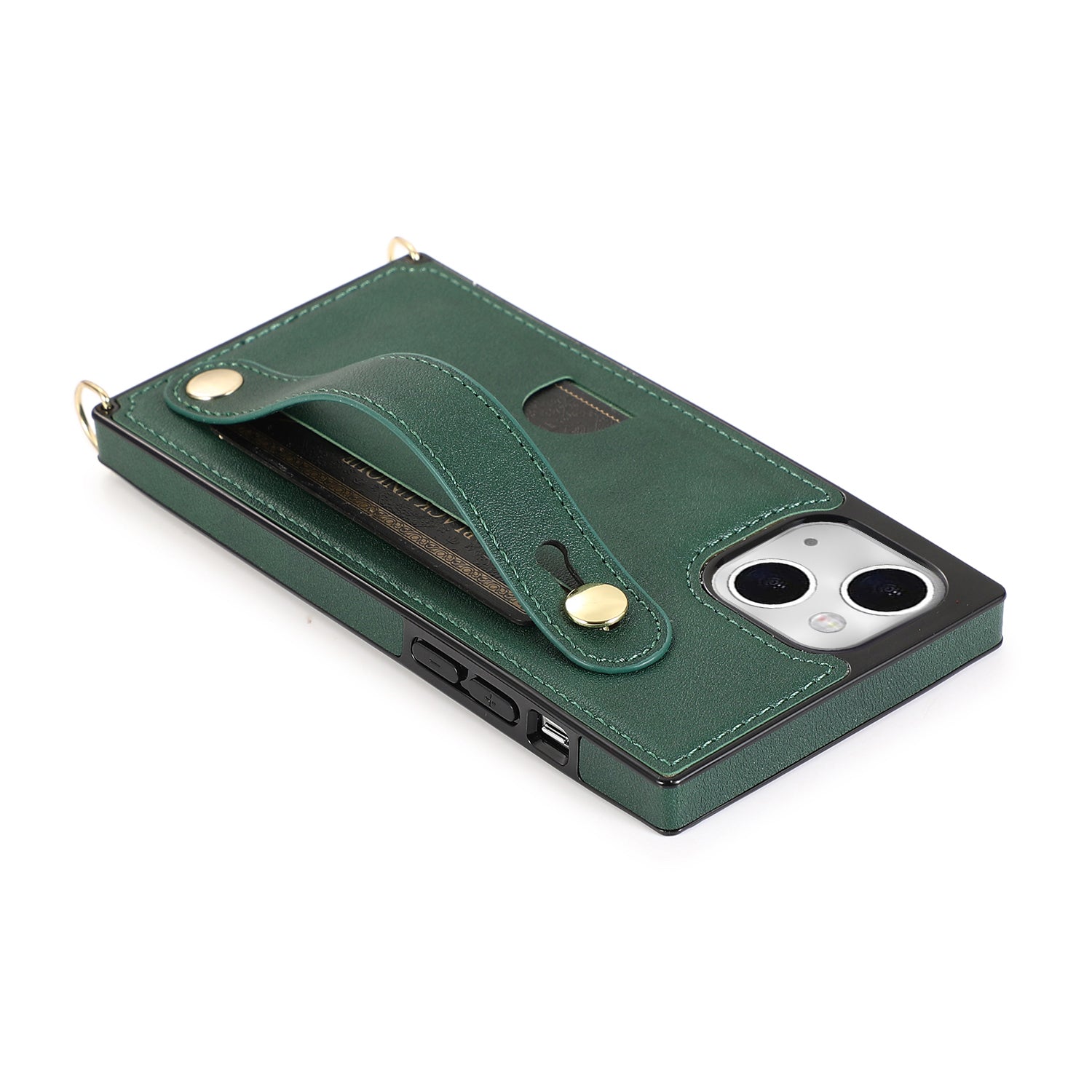Fashion Leather Case with 1 Credit Card Slots for iPhone 13(6.1")
