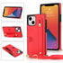 Fashion Leather Case with 1 Credit Card Slots for iPhone 13 min(5.4")