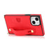 Fashion Leather Case with 1 Credit Card Slots for iPhone 13 min(5.4")