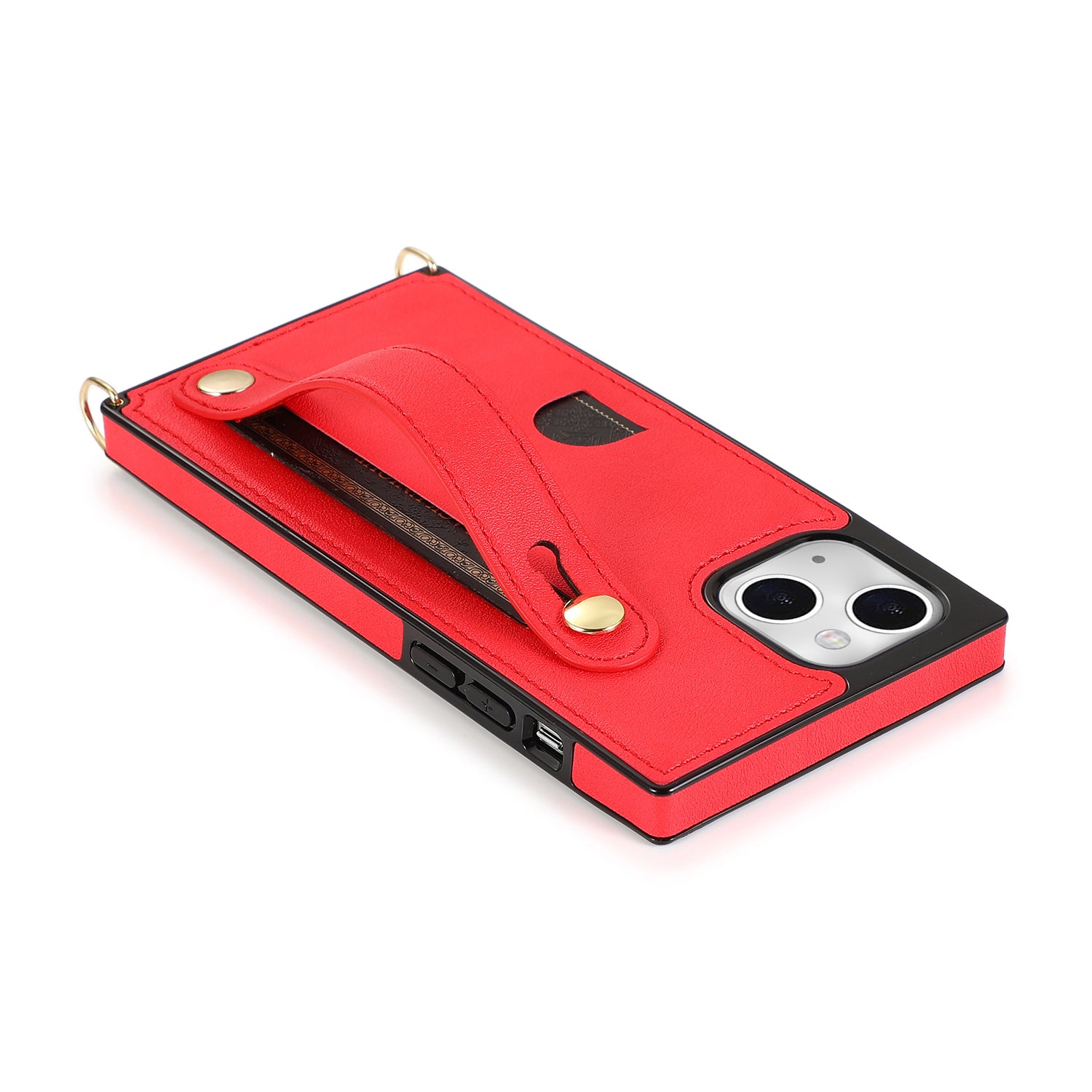 Fashion Leather Case with 1 Credit Card Slots for iPhone 13(6.1")