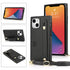 Fashion Leather Case with 1 Credit Card Slots for iPhone 13 min(5.4")