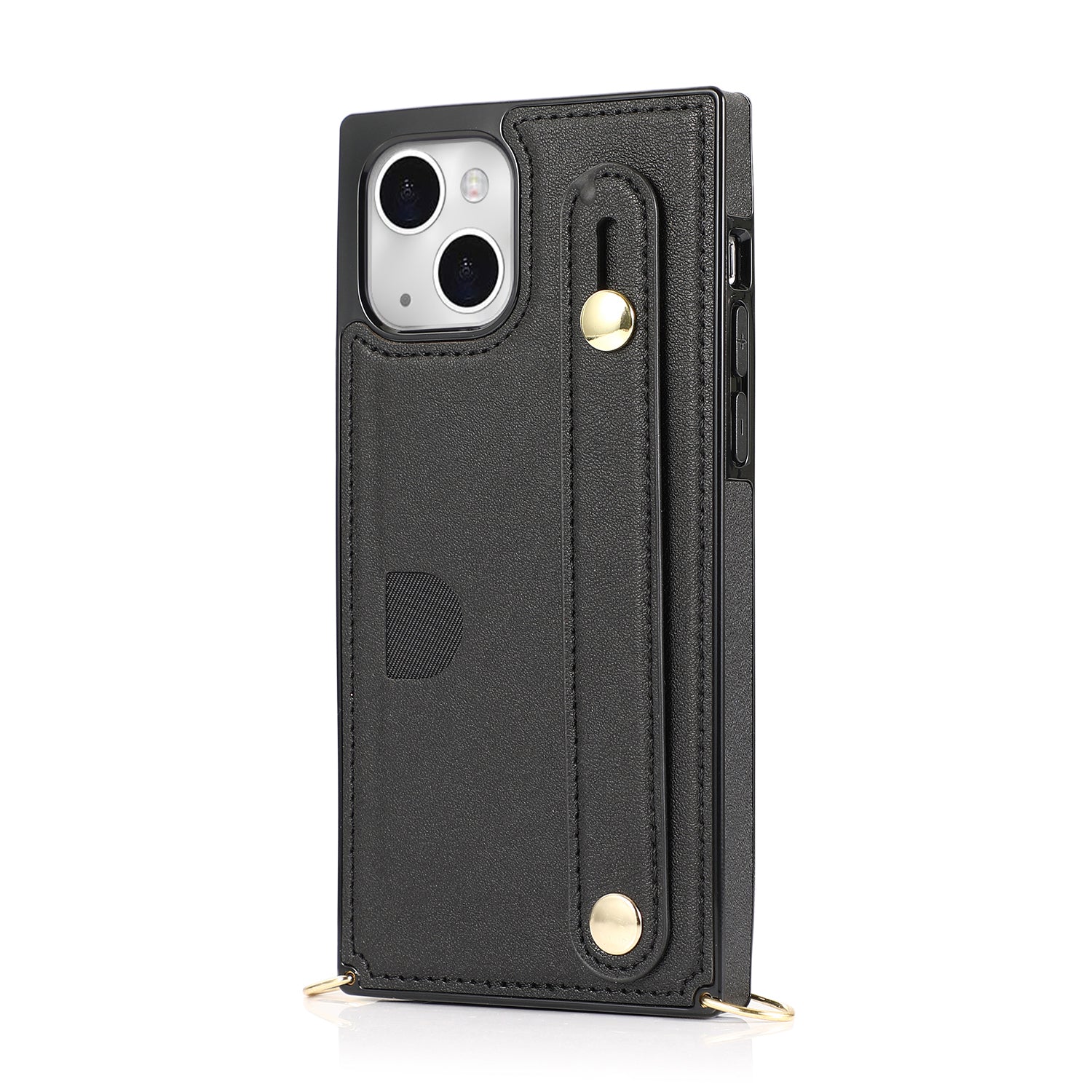Fashion Leather Case with 1 Credit Card Slots for iPhone 13 min(5.4")