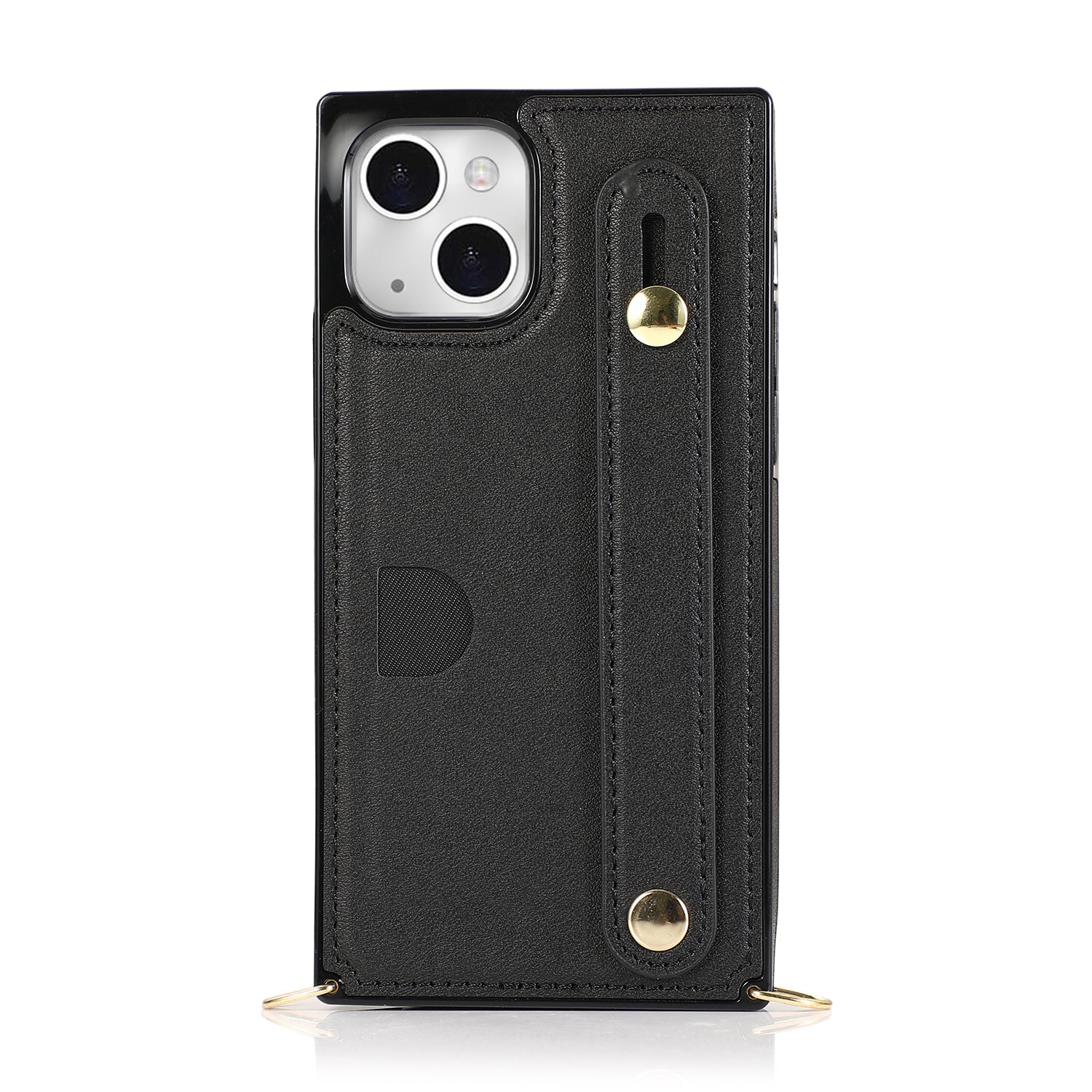 Fashion Leather Case with 1 Credit Card Slots for iPhone 13 min(5.4")