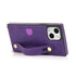 Fashion Leather Case with 1 Credit Card Slots for iPhone 13 min(5.4")