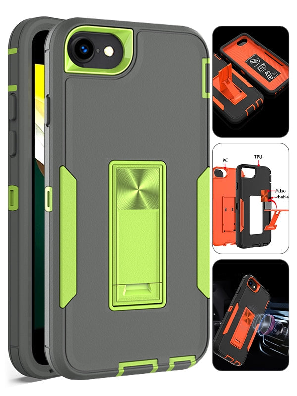 iPhone  6/7/8(4.7'') Kickstand fully protected heavy-duty shockproof case