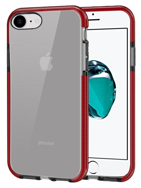 iPhone - 8/7/SE2 Transparent TPU Case Shockproof Drop Resistant Case Cover