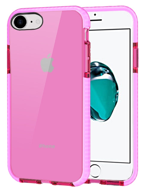 iPhone - 8/7/SE2 Transparent TPU Case Shockproof Drop Resistant Case Cover