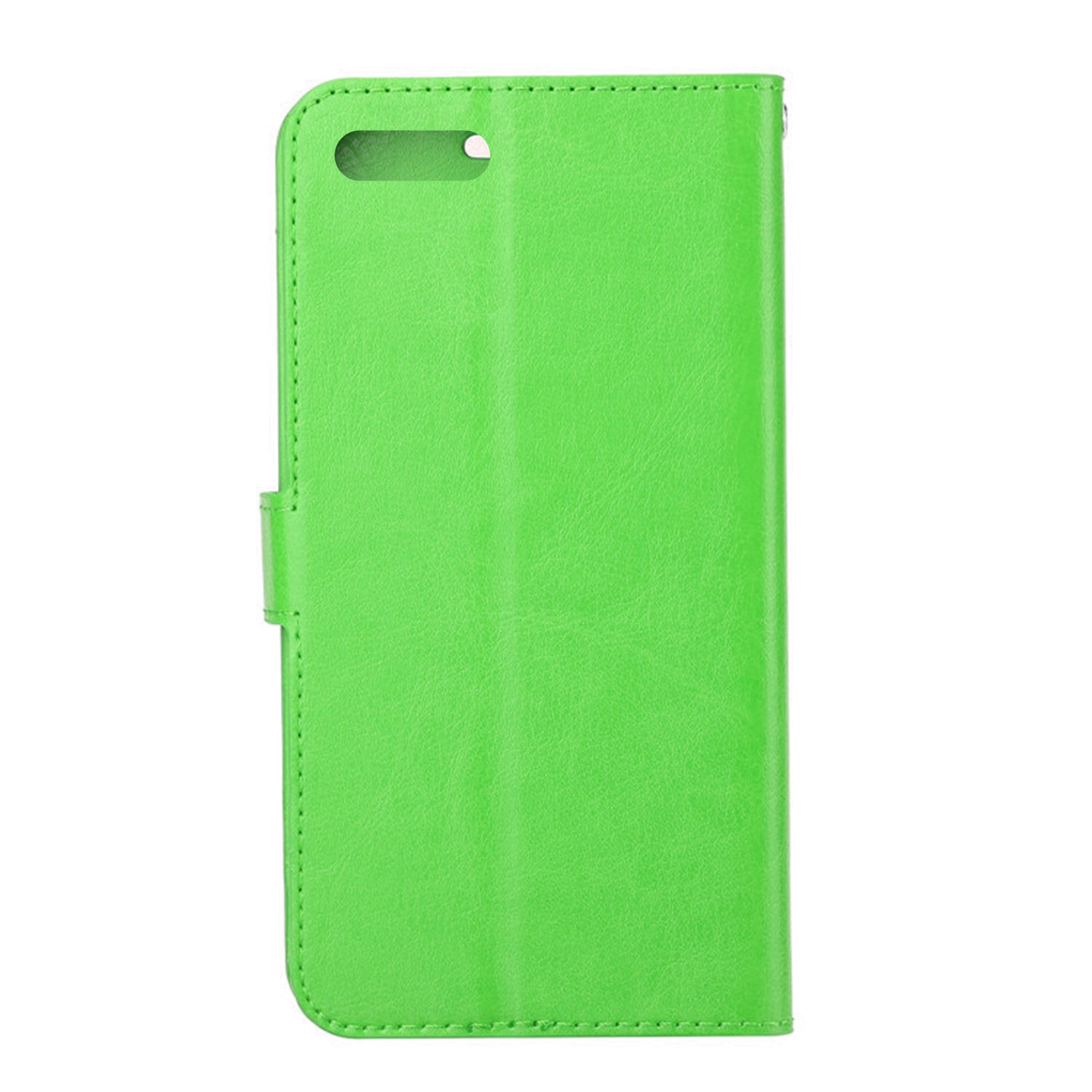 iPhone 8 & 7 Plus Real Plain Leather Wallet Case