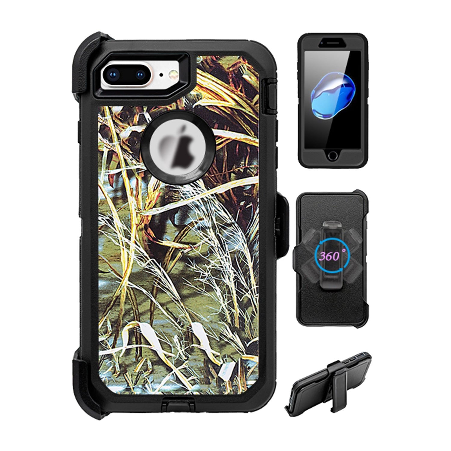 iPhone 8 & 7 Plus Design Full Protection Heavy Duty Case
