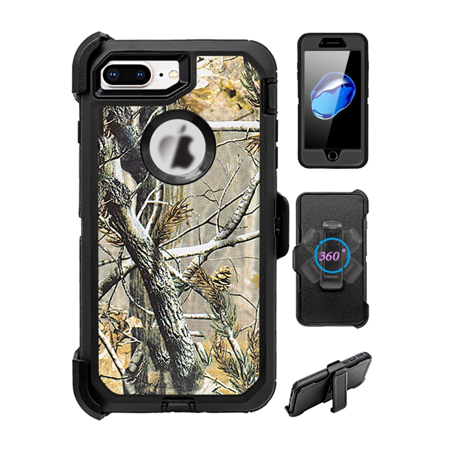 iPhone 8 & 7 Plus Design Full Protection Heavy Duty Case