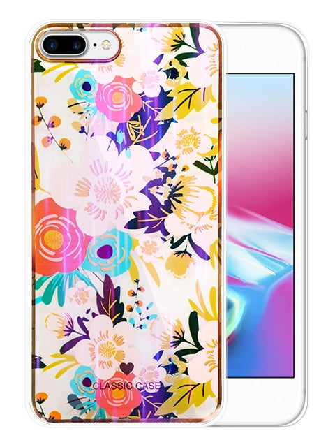 TPU painted fashion flower case for iPhone 6/7/8Plus(5.5'')