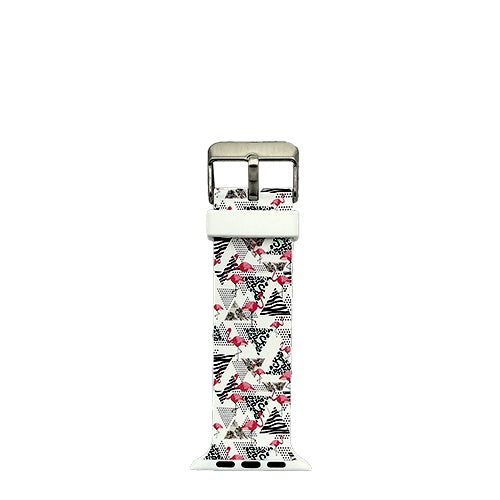 Apple Watch Series 4/3/2/1 with Silver Buckle Rubber Design Colorful Replacement i Watch Bands
