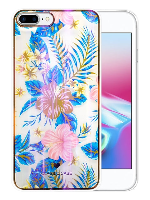 TPU painted fashion flower case for iPhone 6/7/8Plus(5.5'')