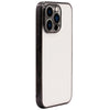 Electroplating edge frosted transparent ultra-thin fine hole case for iPhone 13 Pro Max