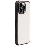 Electroplating edge frosted transparent ultra-thin fine hole case for iPhone 13 Pro Max