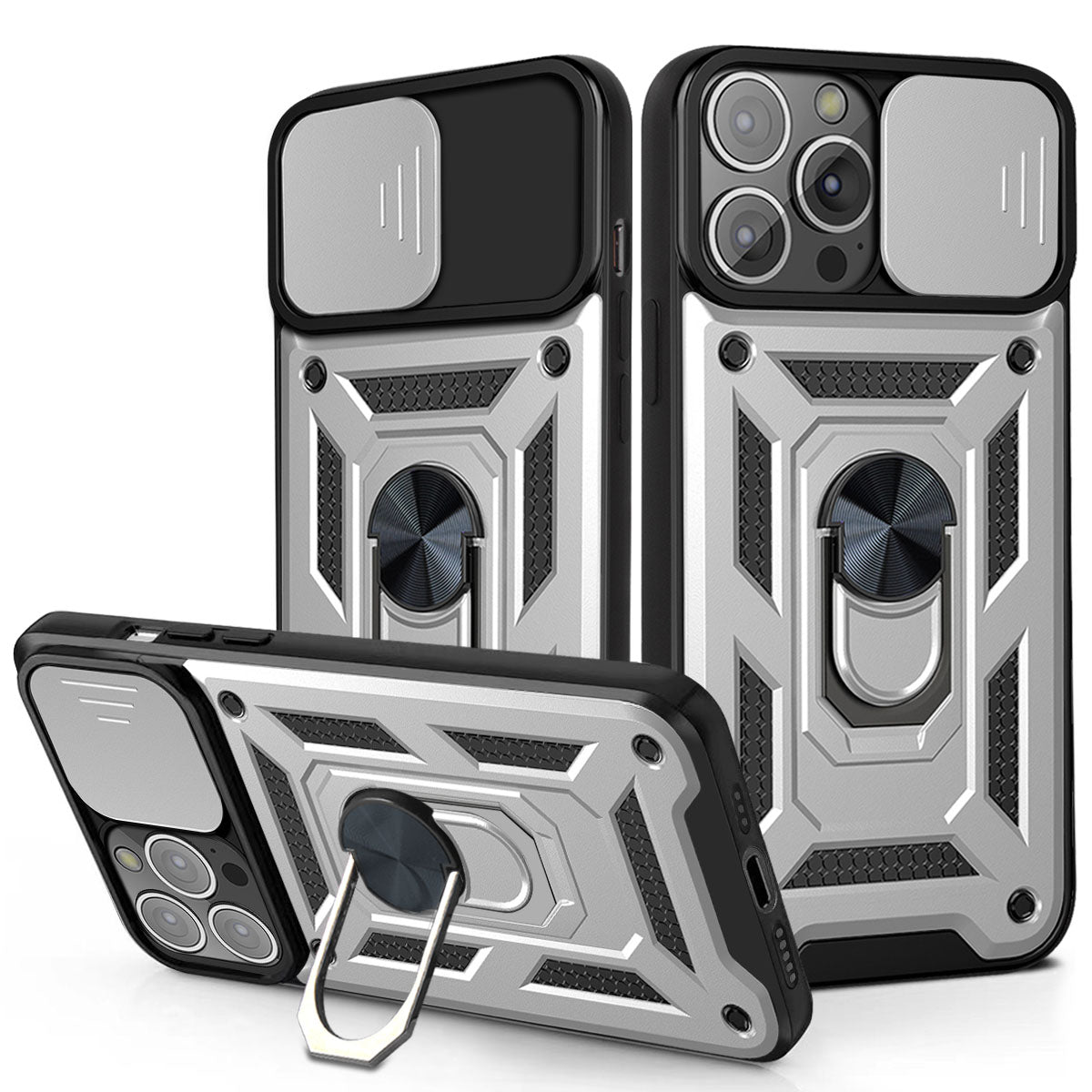iPhone 13 Pro Sliding window with kickstand Phone Case