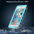 Apple iPhone 8/7 Plus 360 Full Protective Waterproof Case with Built-in Screen Fingerprint Protector