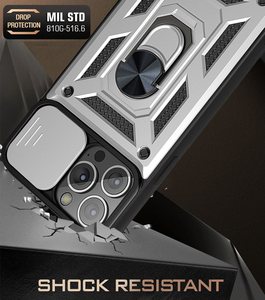 iPhone 13 Pro Sliding window with kickstand Phone Case